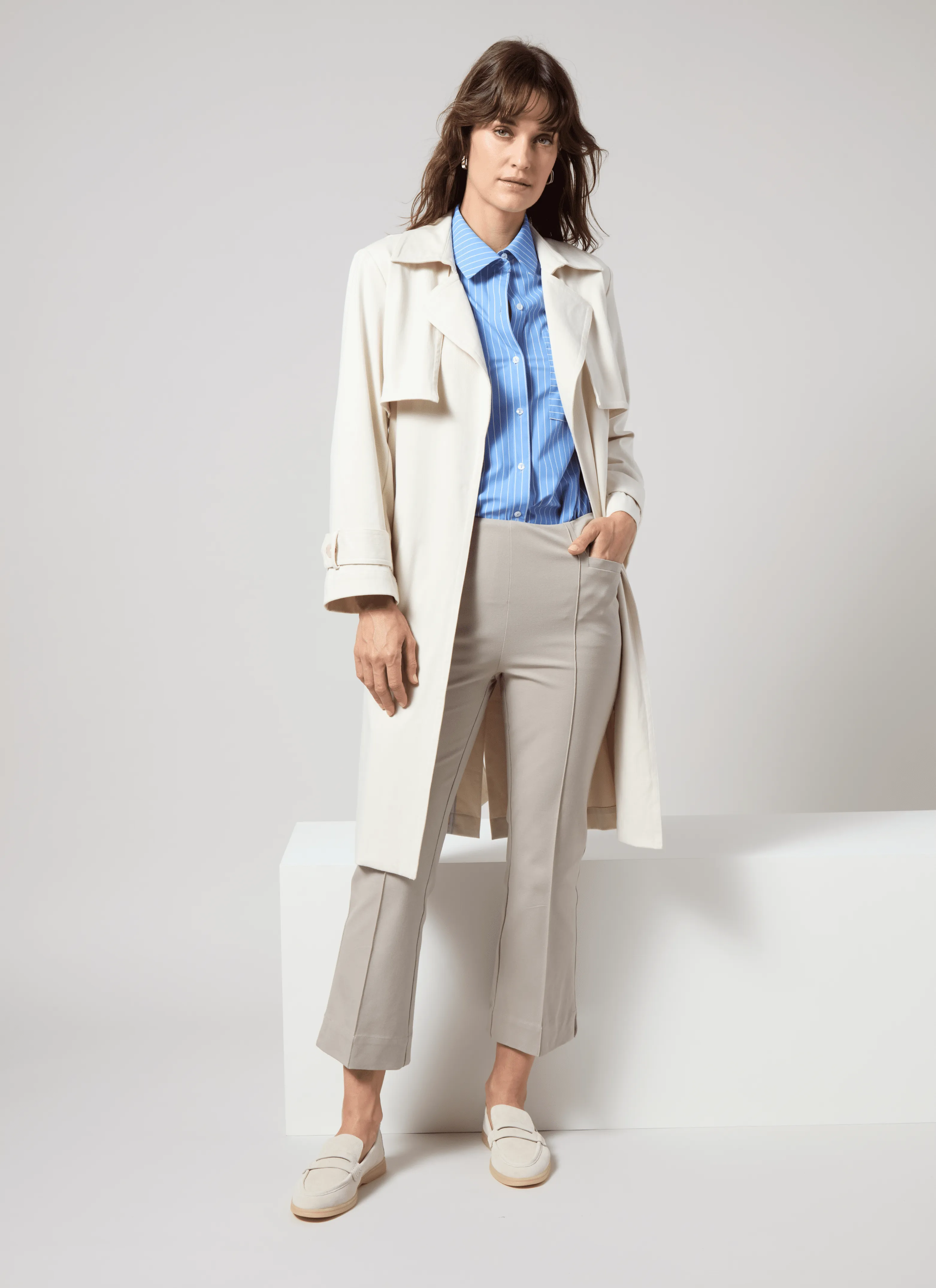 3/4 Sleeve Cropped Schiffer