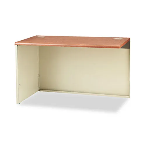 38000 Series Return Shell, Right, 48w X 24d X 29.5h, Mahogany/charcoal