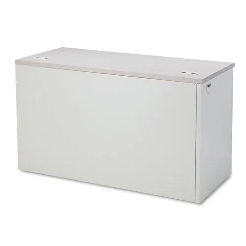 38000 Series Return Shell, Right, 48w X 24d X 29.5h, Mahogany/charcoal