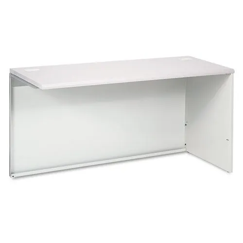 38000 Series Return Shell, Right, 48w X 24d X 29.5h, Mahogany/charcoal