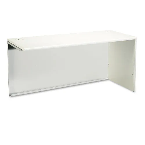 38000 Series Return Shell, Right, 48w X 24d X 29.5h, Mahogany/charcoal