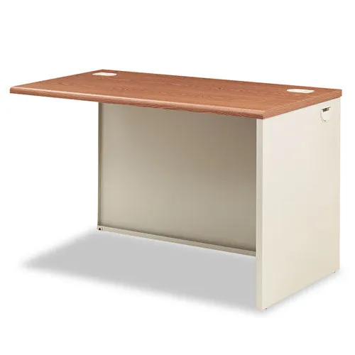 38000 Series Return Shell, Right, 48w X 24d X 29.5h, Mahogany/charcoal