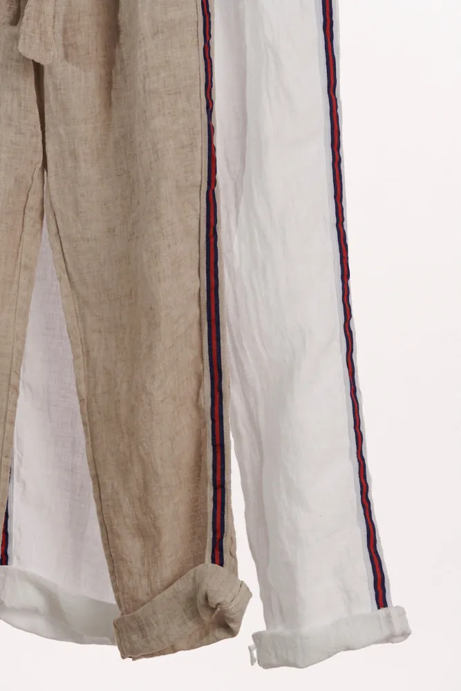Academy Linen Pant - Beige