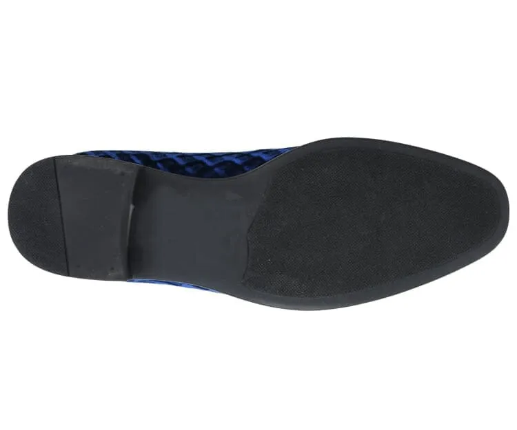 Amali Felix Black Women’s Velvet Smoking Slippers