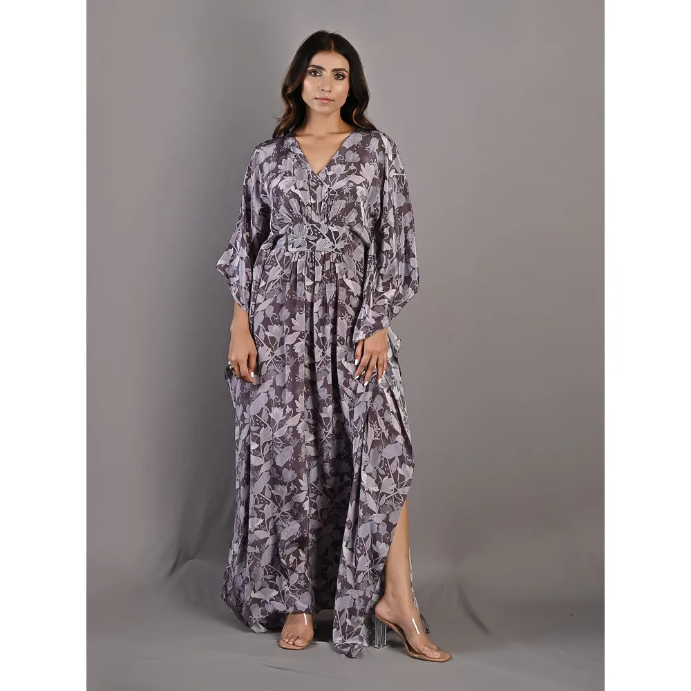 Bohame Chrystana Purple & Mauve Kaftan