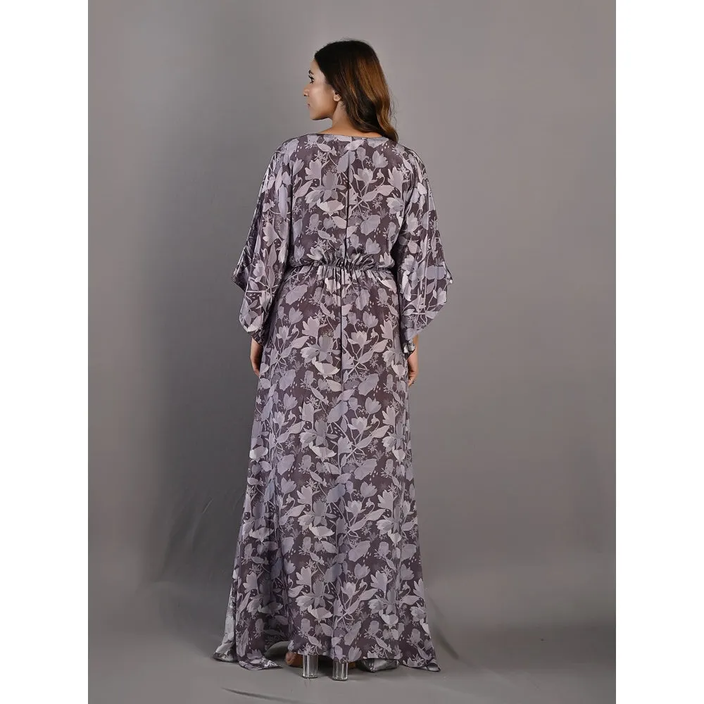 Bohame Chrystana Purple & Mauve Kaftan