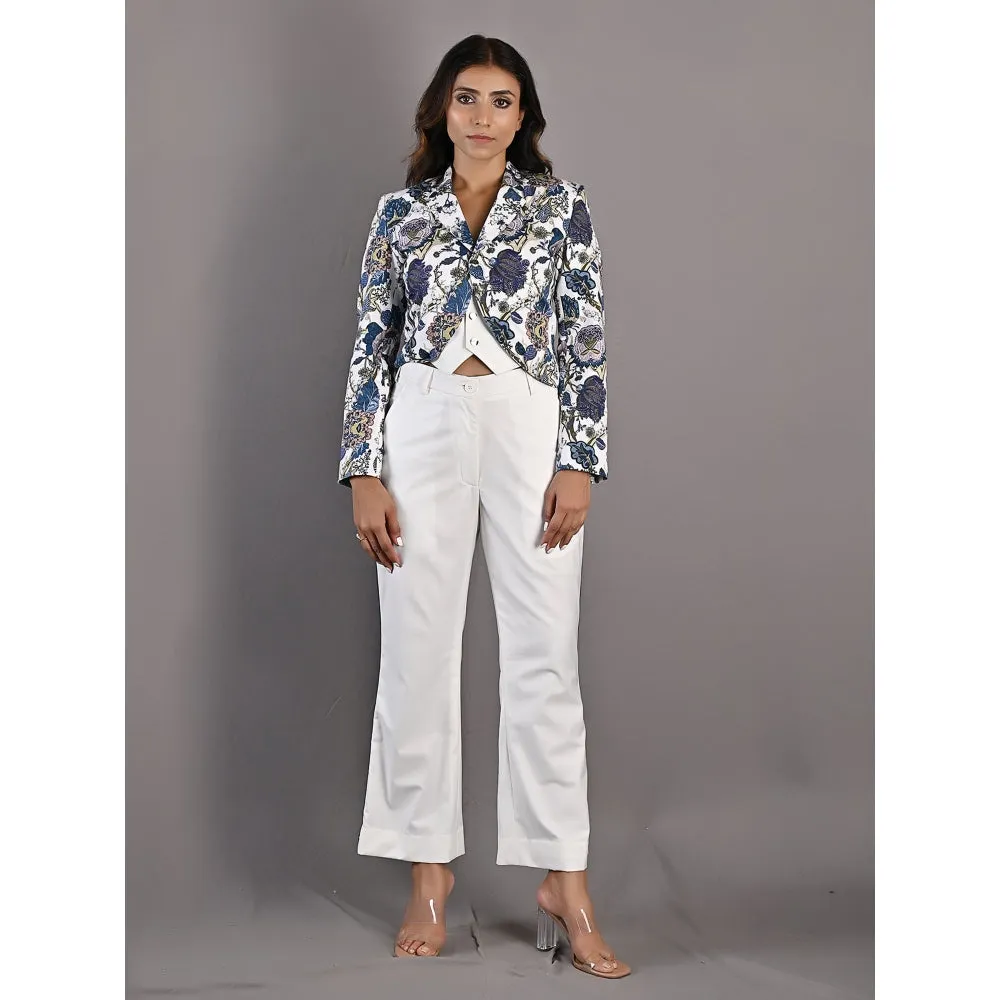 Bohame Cliantha Multi & Off White Jacket (Set of 2)