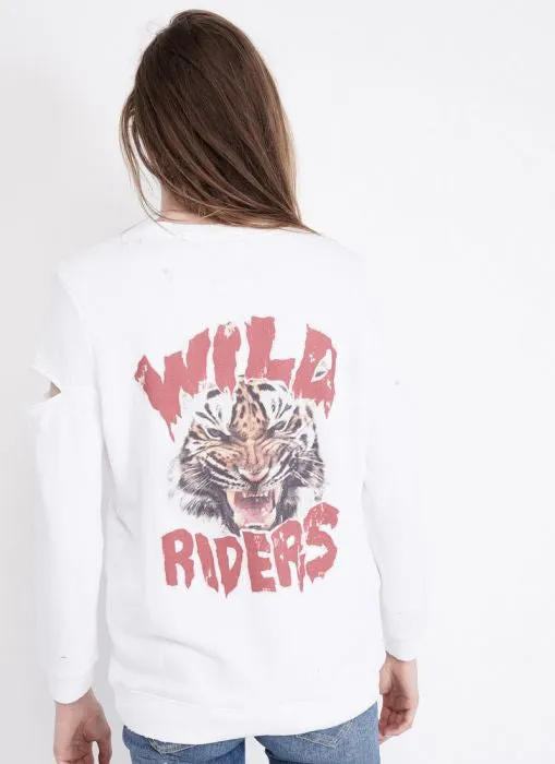 Boyfriend Fit Sweat - Wild Riders