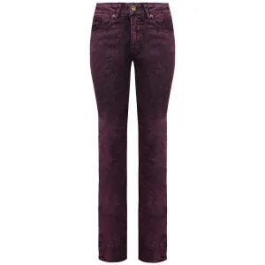 Criminal Damage Skinny Fit Womens Acid Wash Jeans