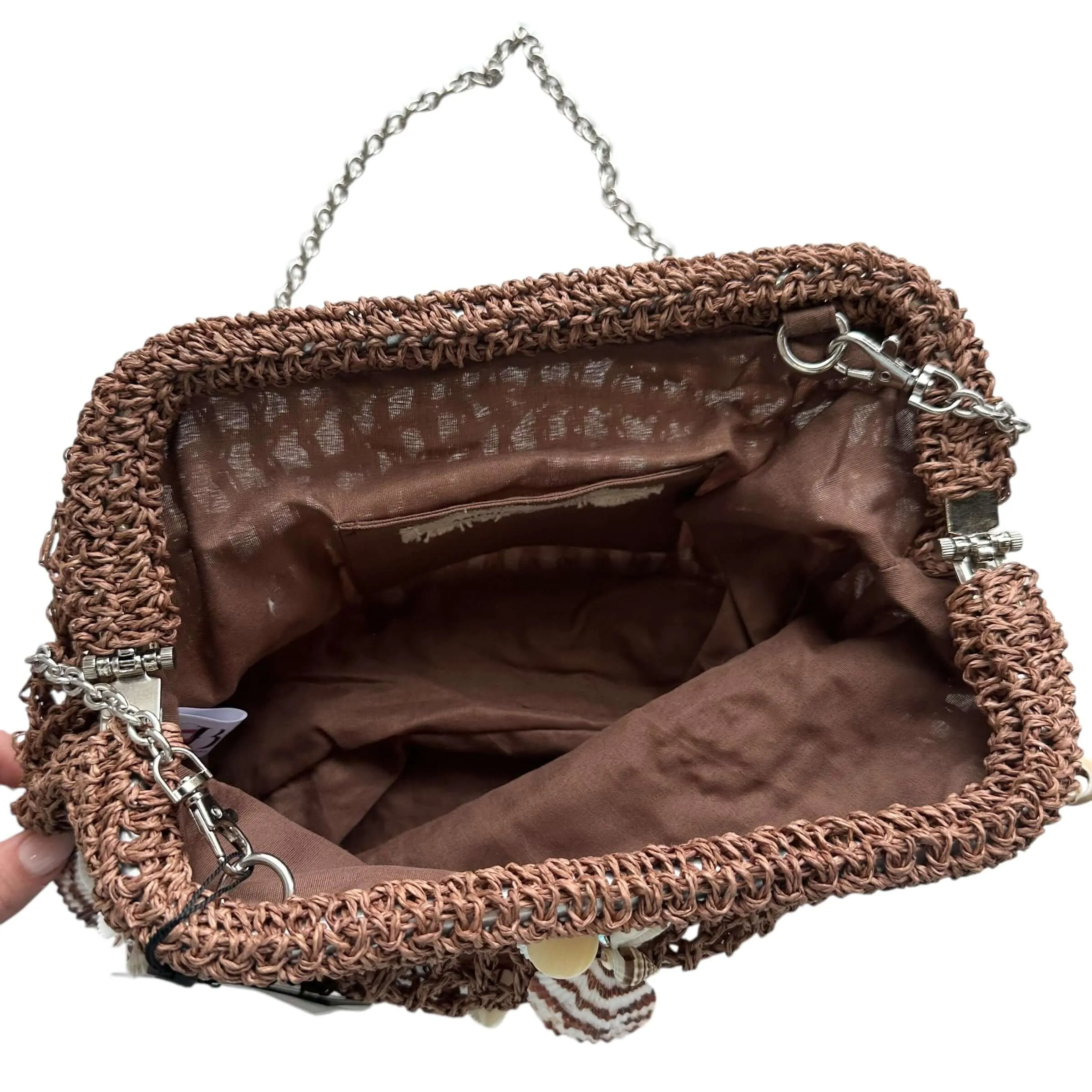 Crochet Shell Clutch