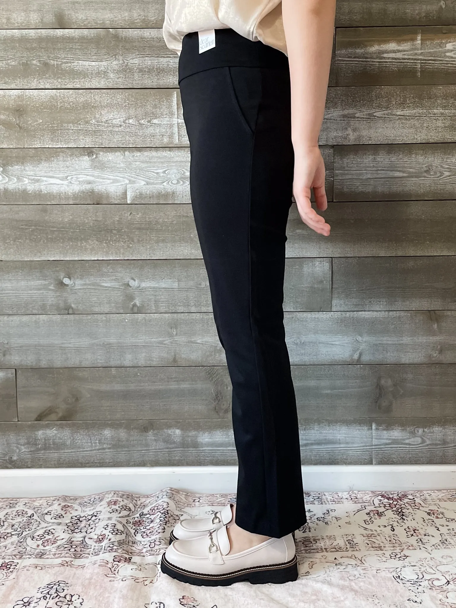 Dear Scarlett Magic Slim Straight Slacks
