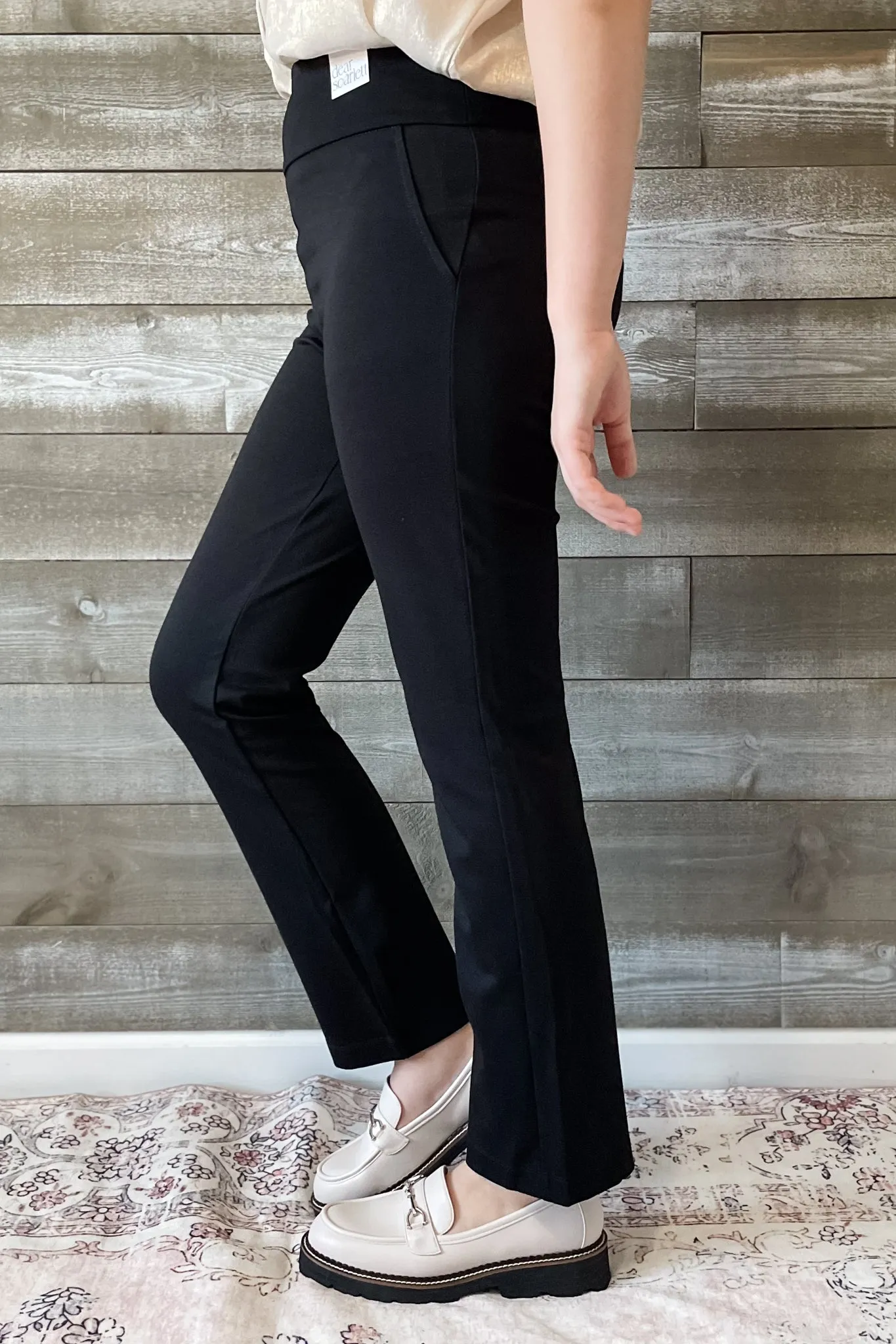 Dear Scarlett Magic Slim Straight Slacks