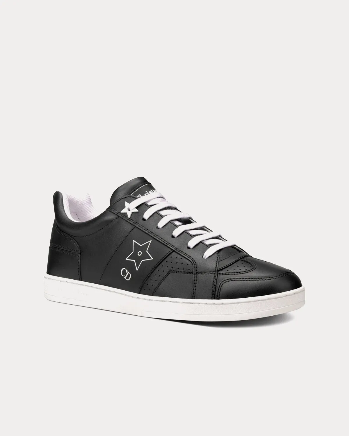 Dior Star Black Calfskin Low Top Sneakers