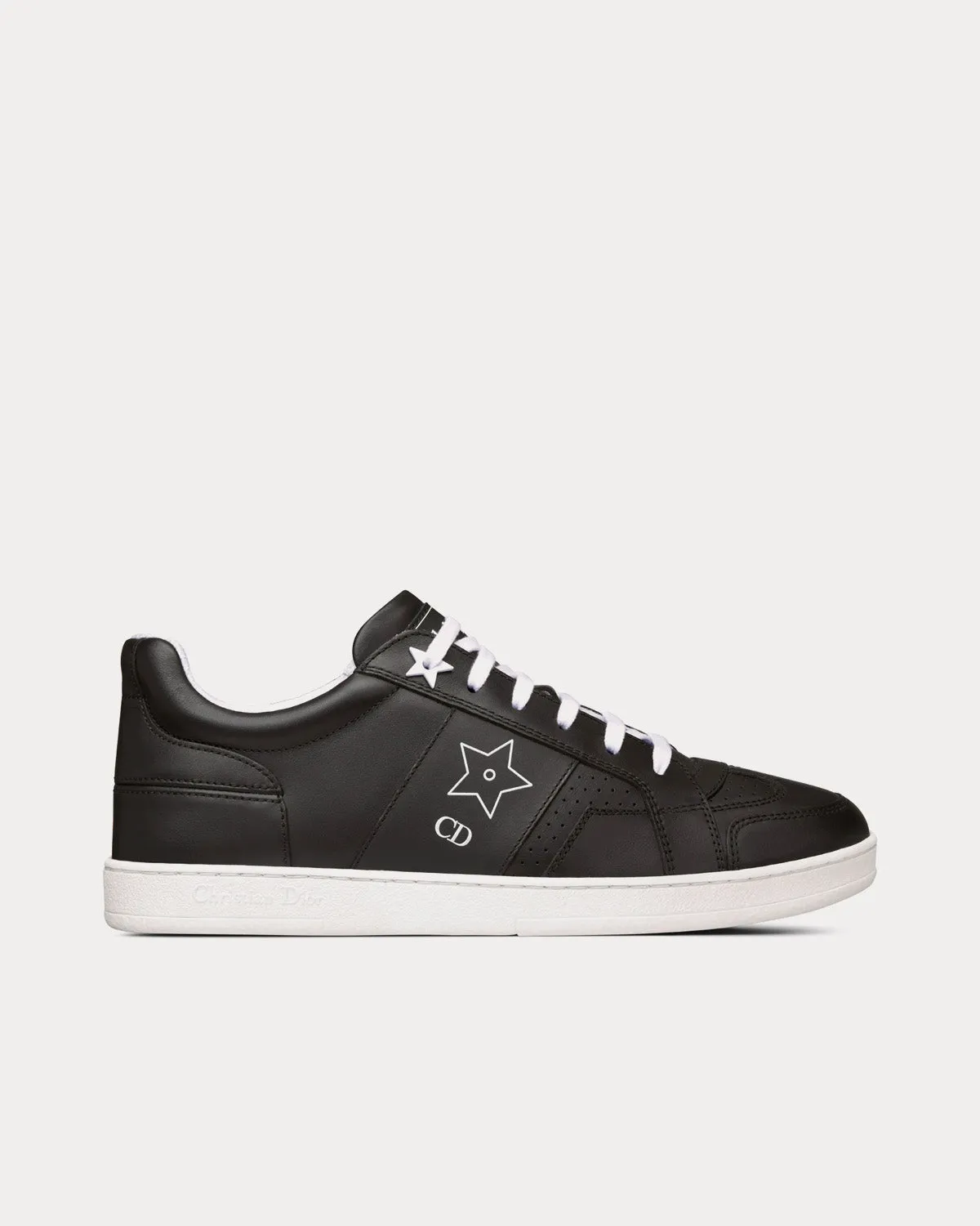 Dior Star Black Calfskin Low Top Sneakers