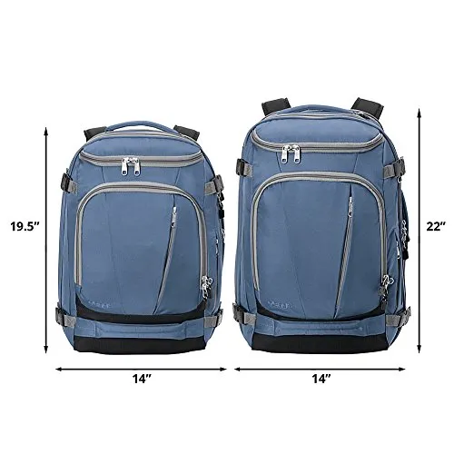 eBags TLS Mother Lode Weekender Junior 19" Carry-On Travel Backpack - Fits Up to 17.5" Laptop - (Blue Yonder)