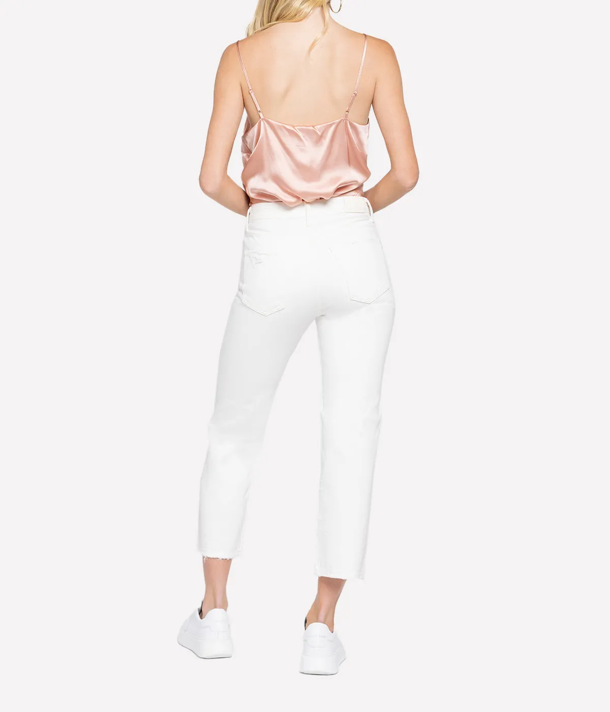 Emery Relaxed Crop Jean in Moonstone