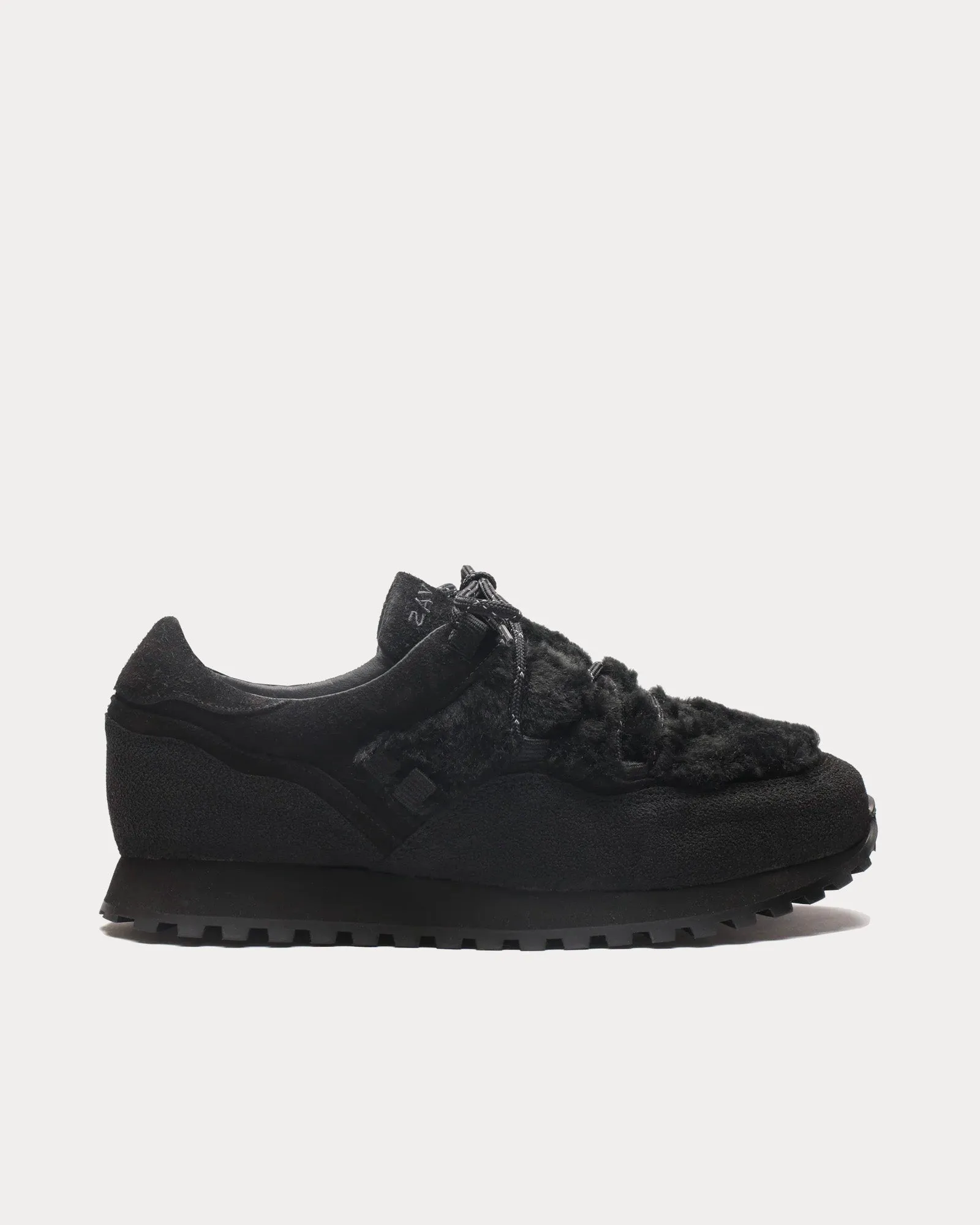Forest Bather Black Low Top Sneakers