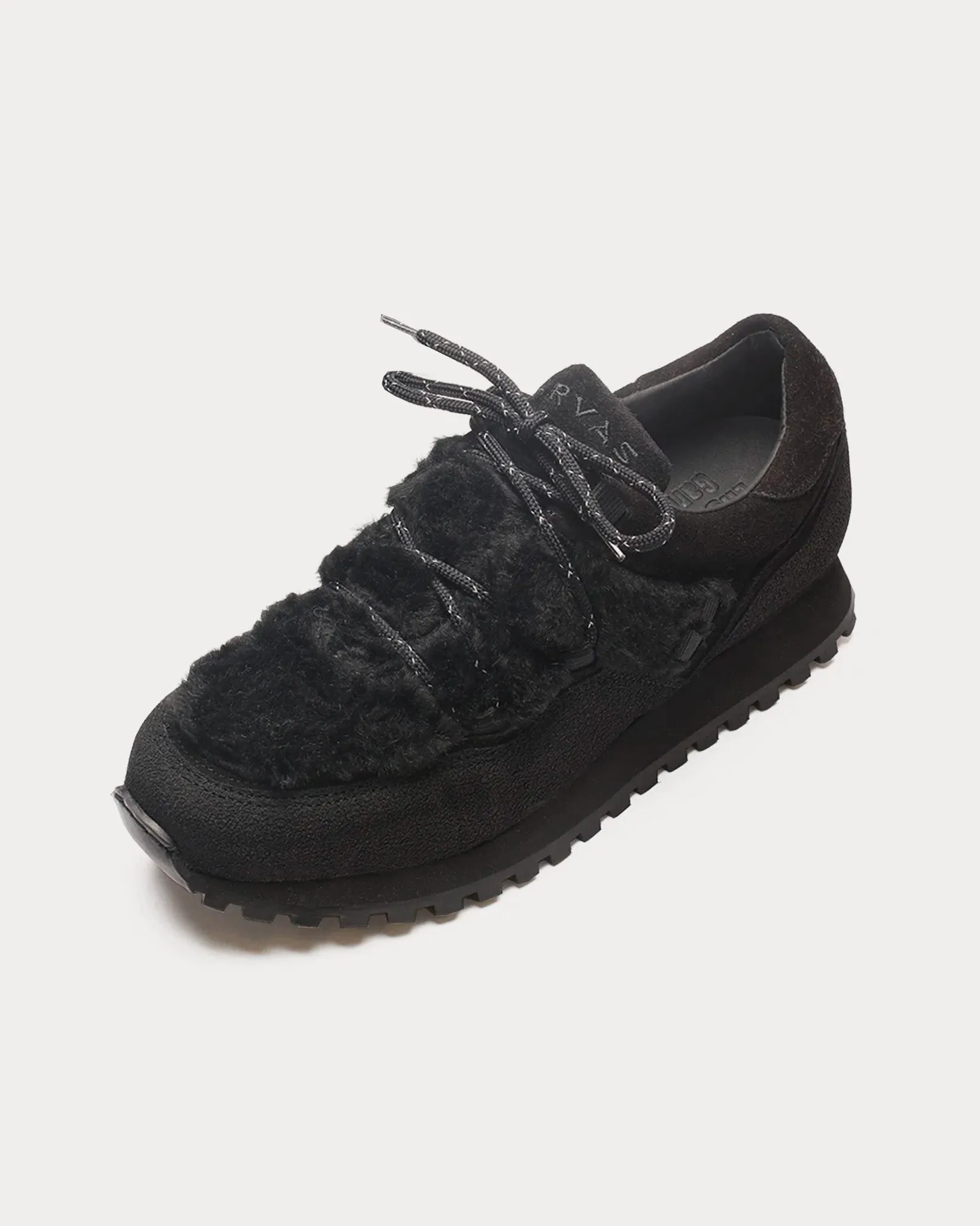 Forest Bather Black Low Top Sneakers