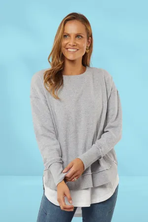 Foxwood Delilah Crew Grey Marle