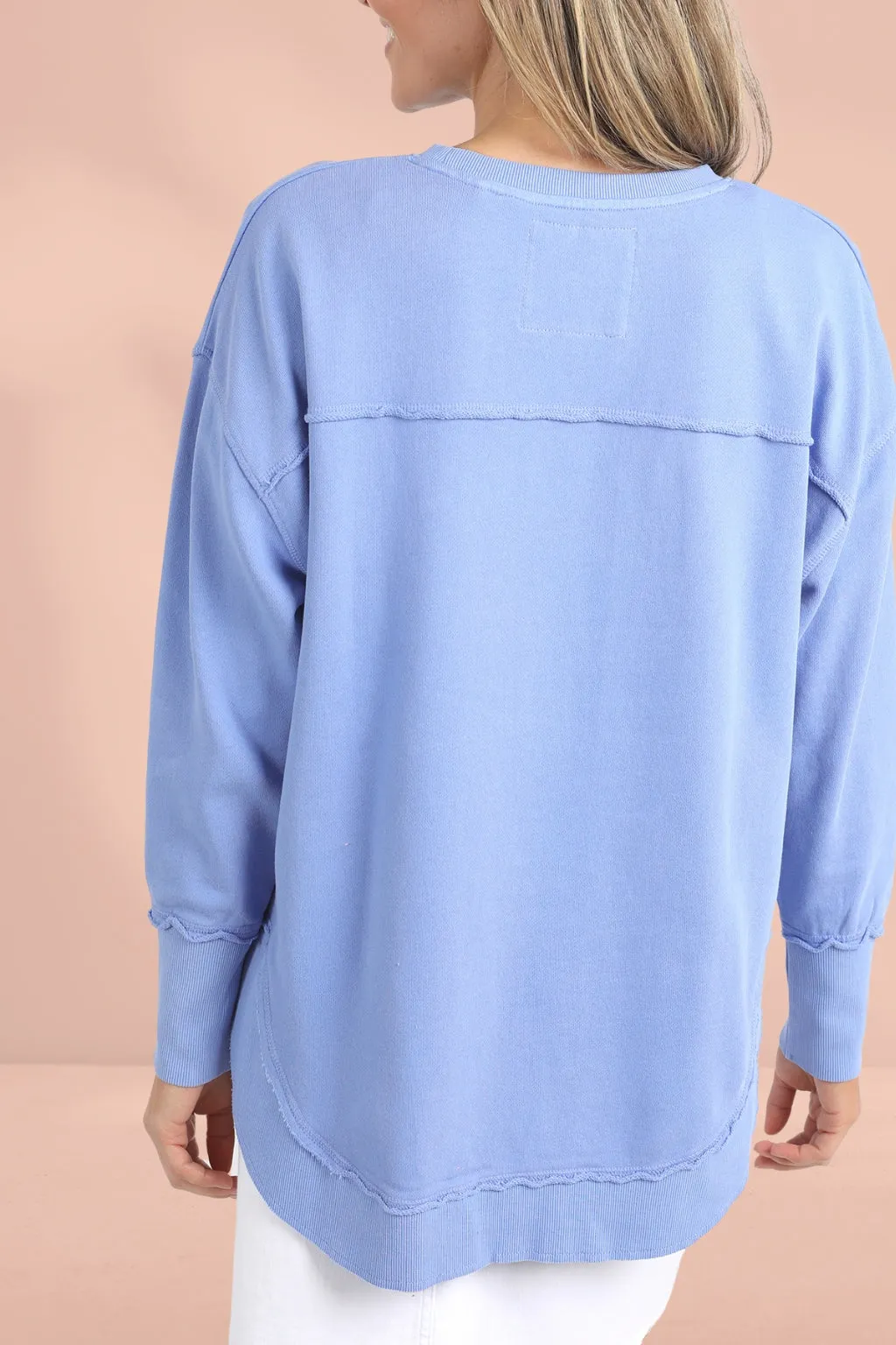 Foxwood Simplified Crew Neon Blue