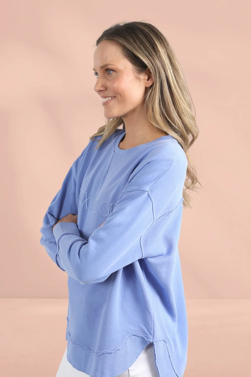 Foxwood Simplified Crew Neon Blue