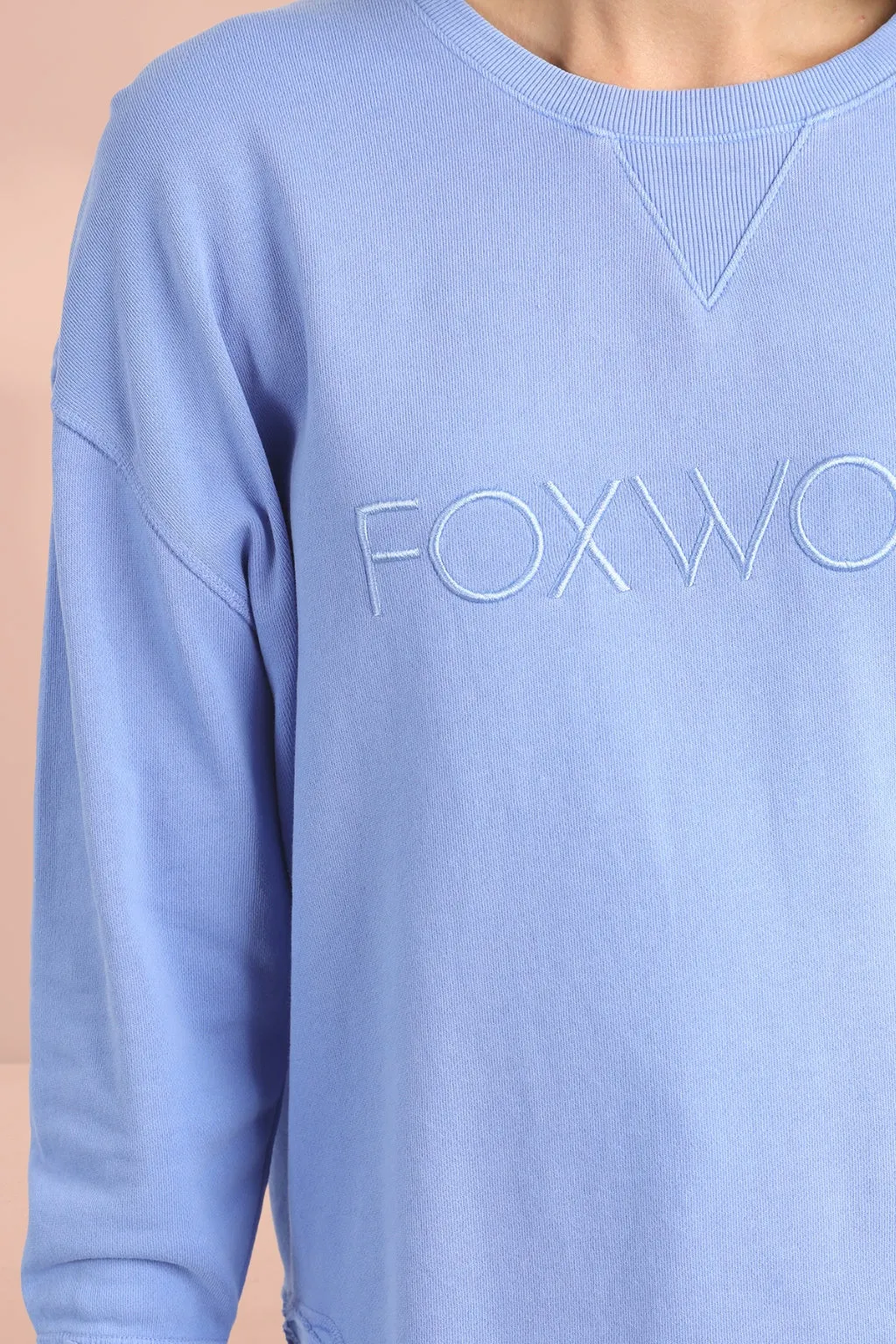 Foxwood Simplified Crew Neon Blue