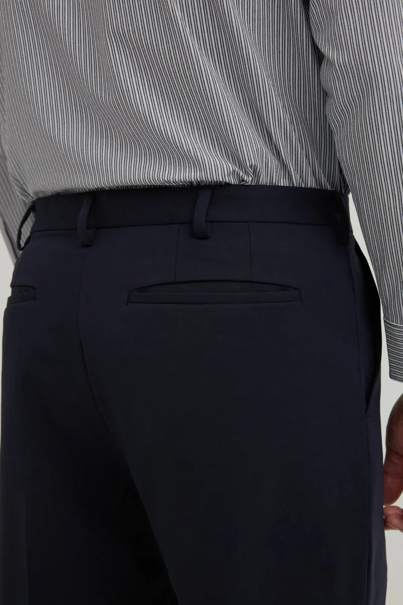 FYNE Navy Four-side stretch Suit Pants