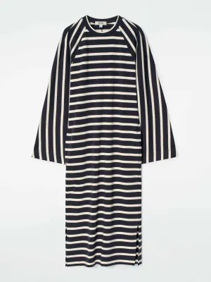 Jersey midi column dress