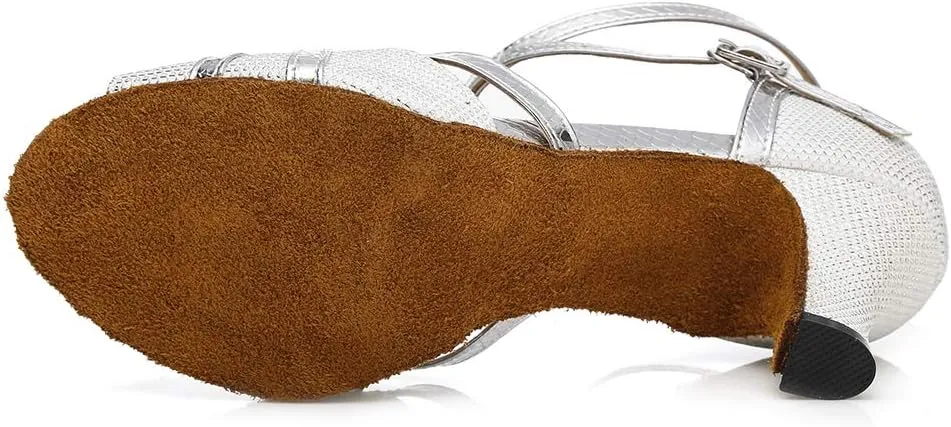 Latin Dance Shoes Ballroom Dance Shoes Women Professional Salsa Practice Performance Dancing Shoes