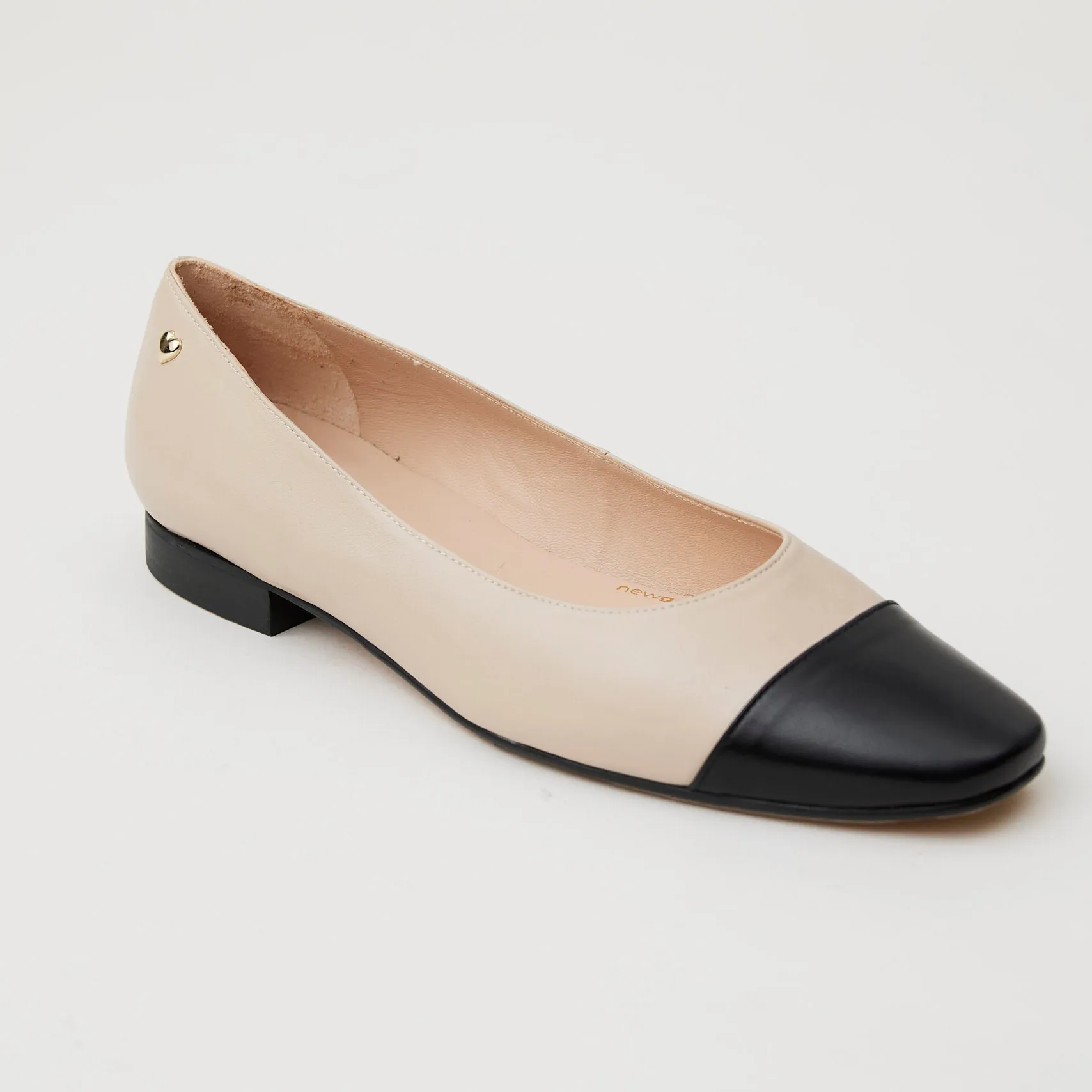 Lodi Camel Leather Flat Pumps