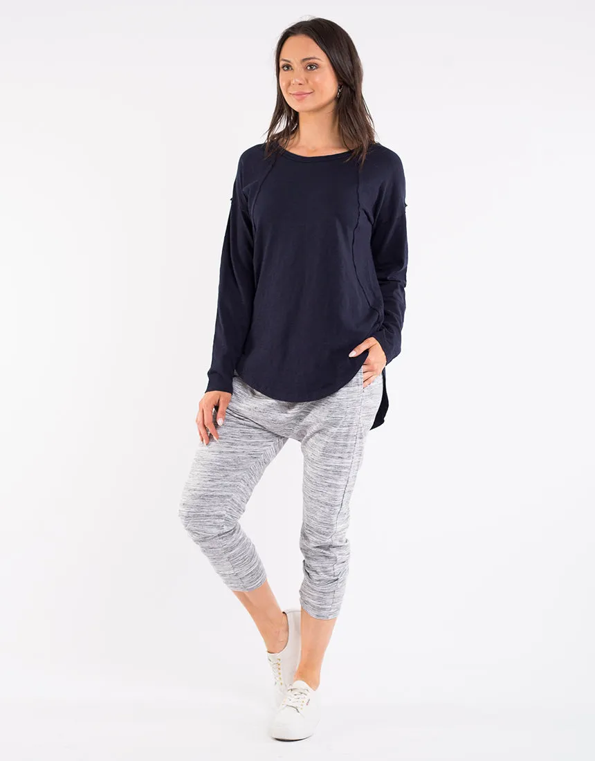 Mackenzie Long Sleeve Tee - Navy