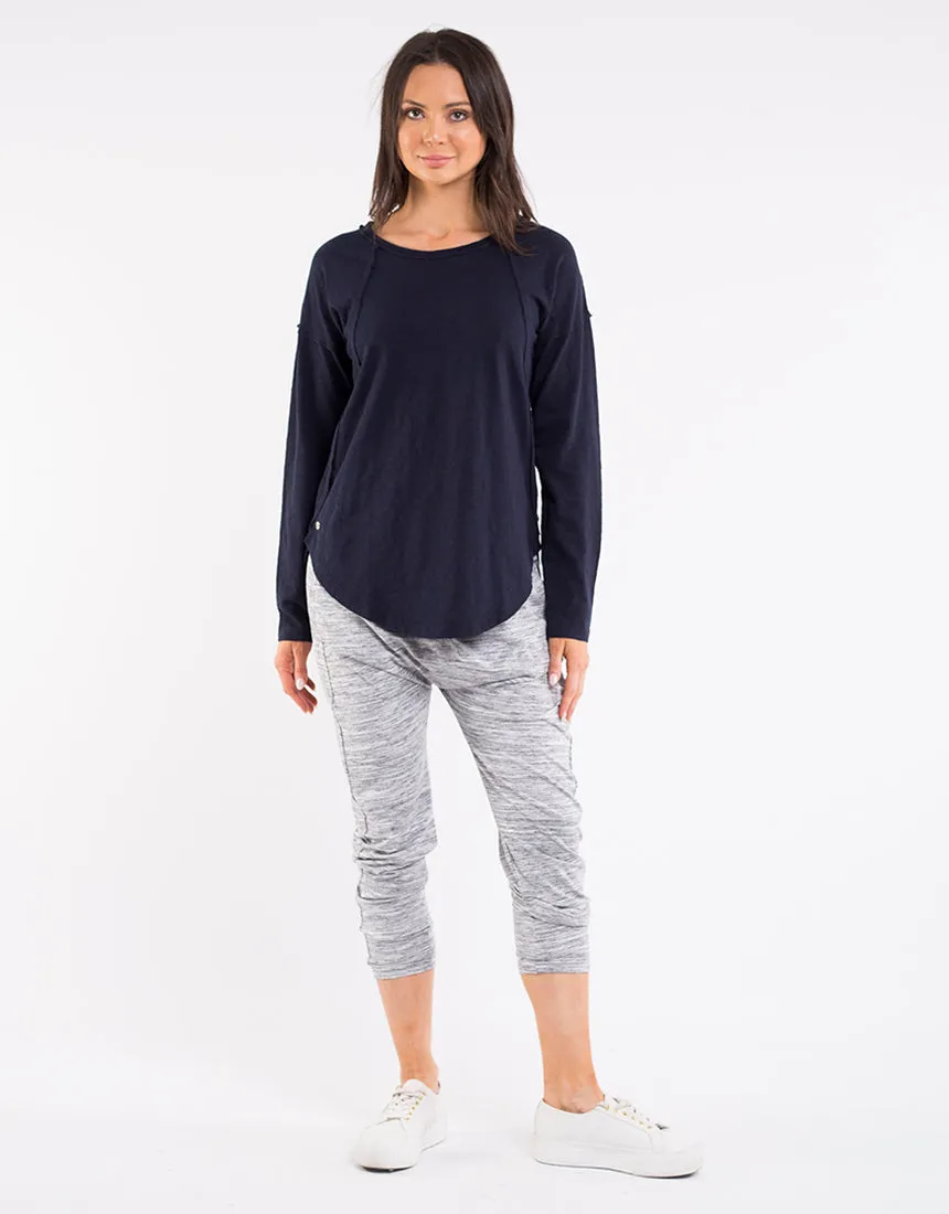 Mackenzie Long Sleeve Tee - Navy