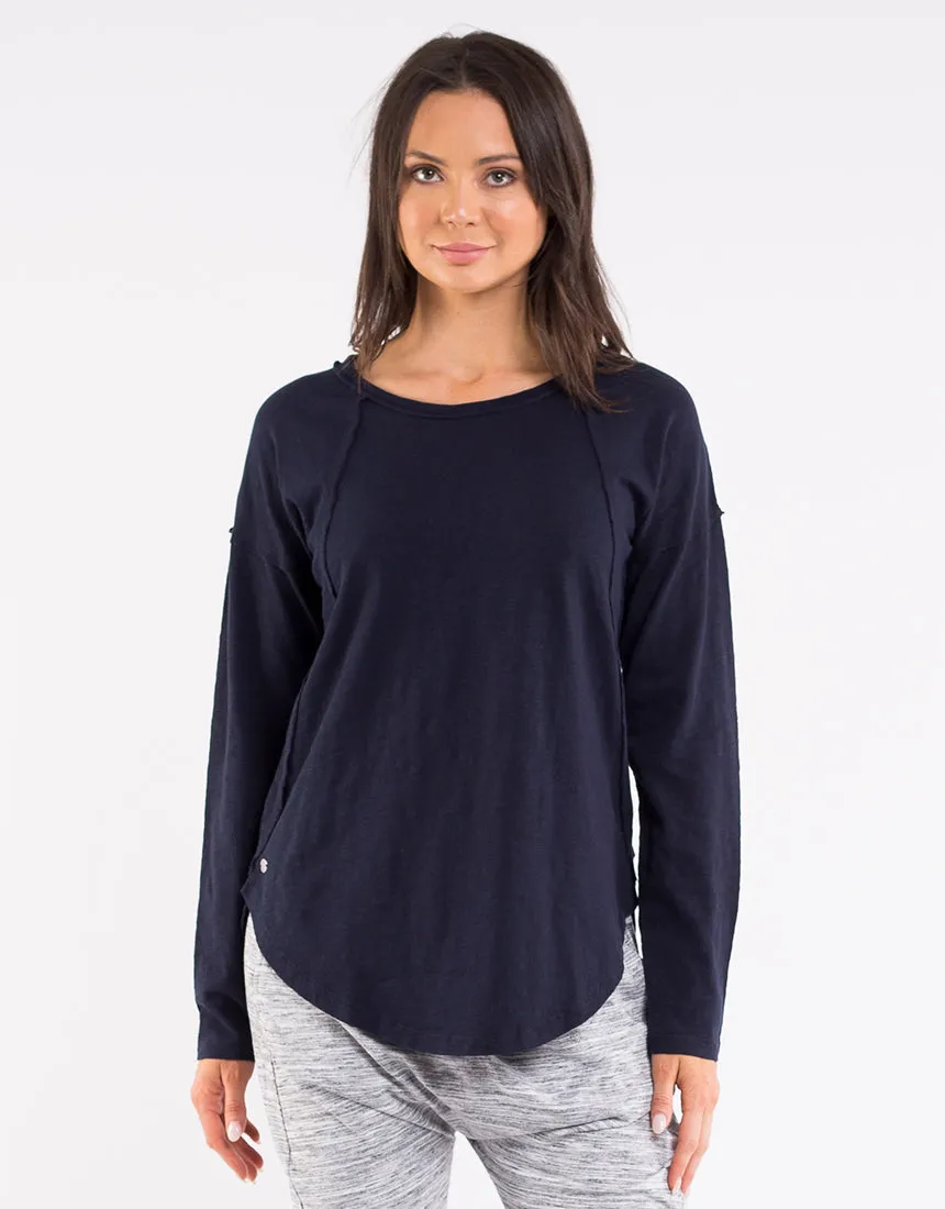 Mackenzie Long Sleeve Tee - Navy