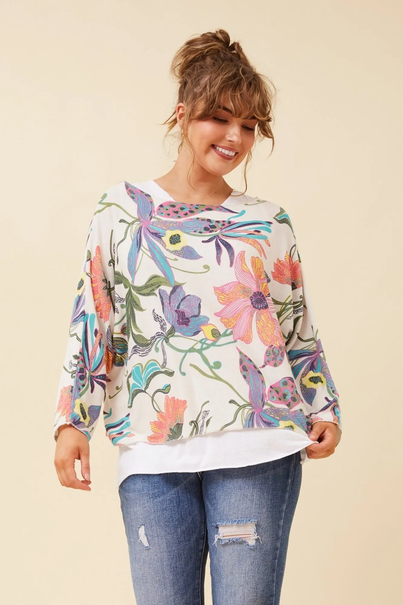 MELIKA FLORAL TOP