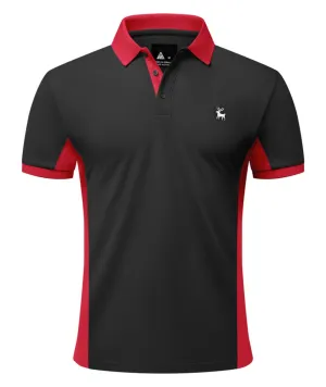 Men's Button Up Slim Fit Polo Shirt-ZPK007904