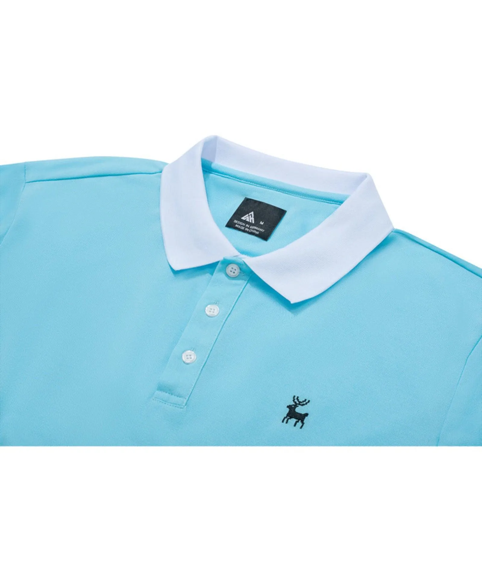 Men's Button Up Slim Fit Polo Shirt-ZPK007904