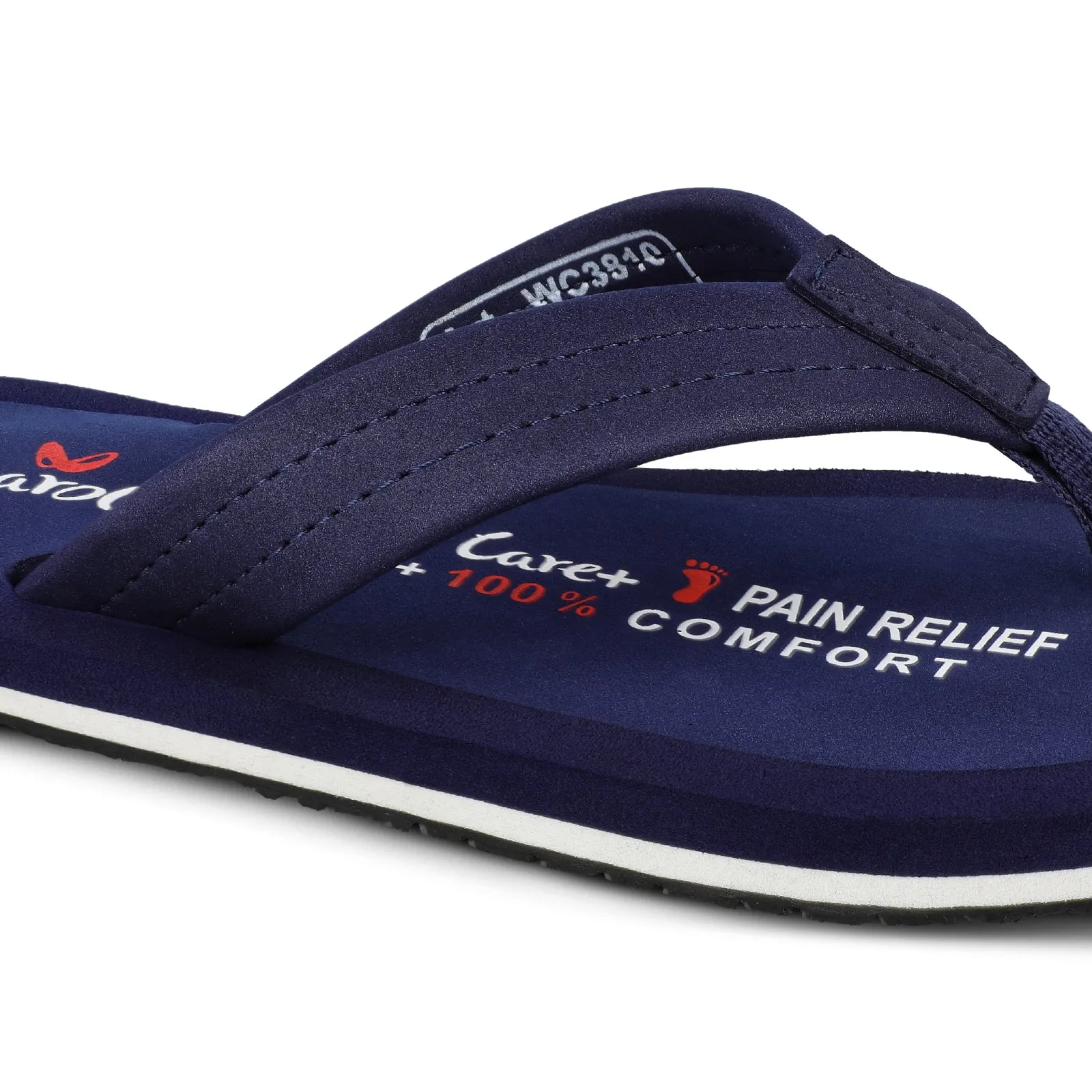 Men's Care Plus Flip-Flop  - WH3810 Navy Blue