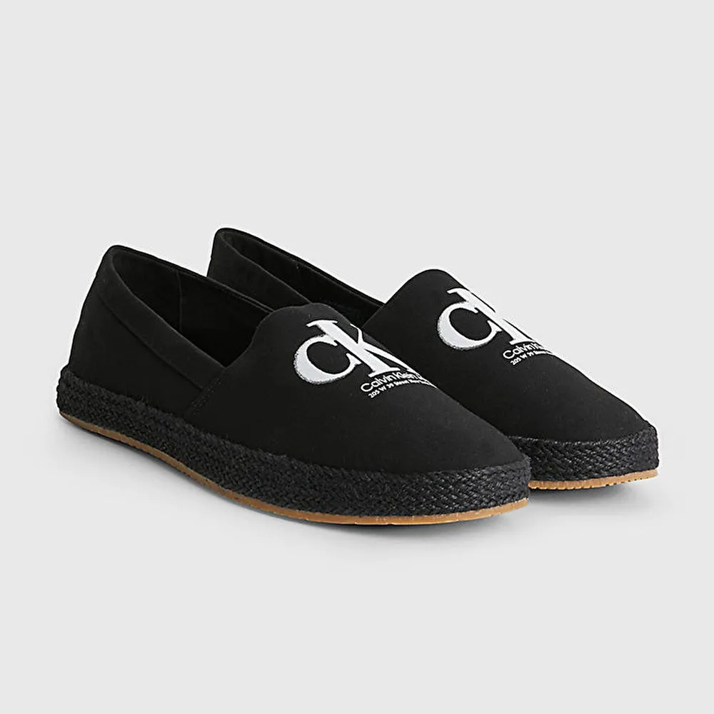 Mens Classic Espadrille  - Black