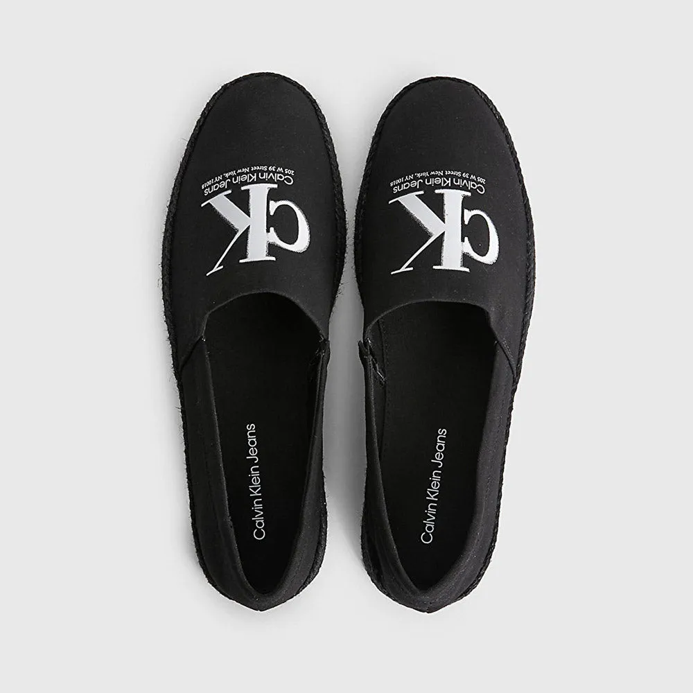 Mens Classic Espadrille  - Black