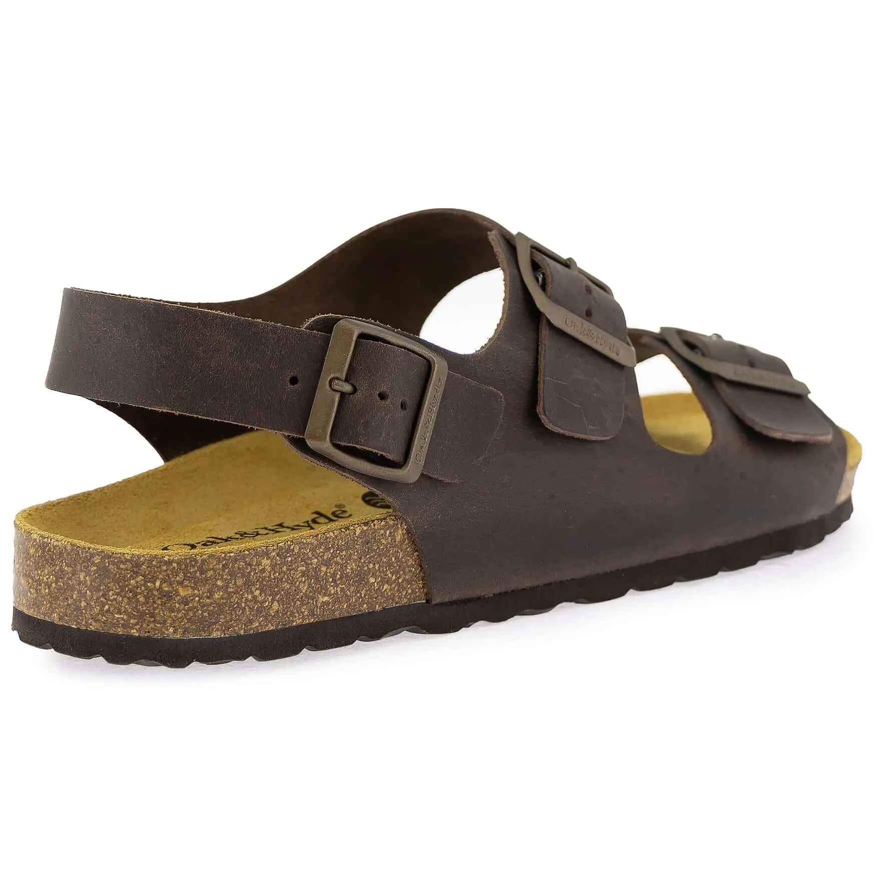 Men's Malaga Back Strap Sandals - Dark Brown