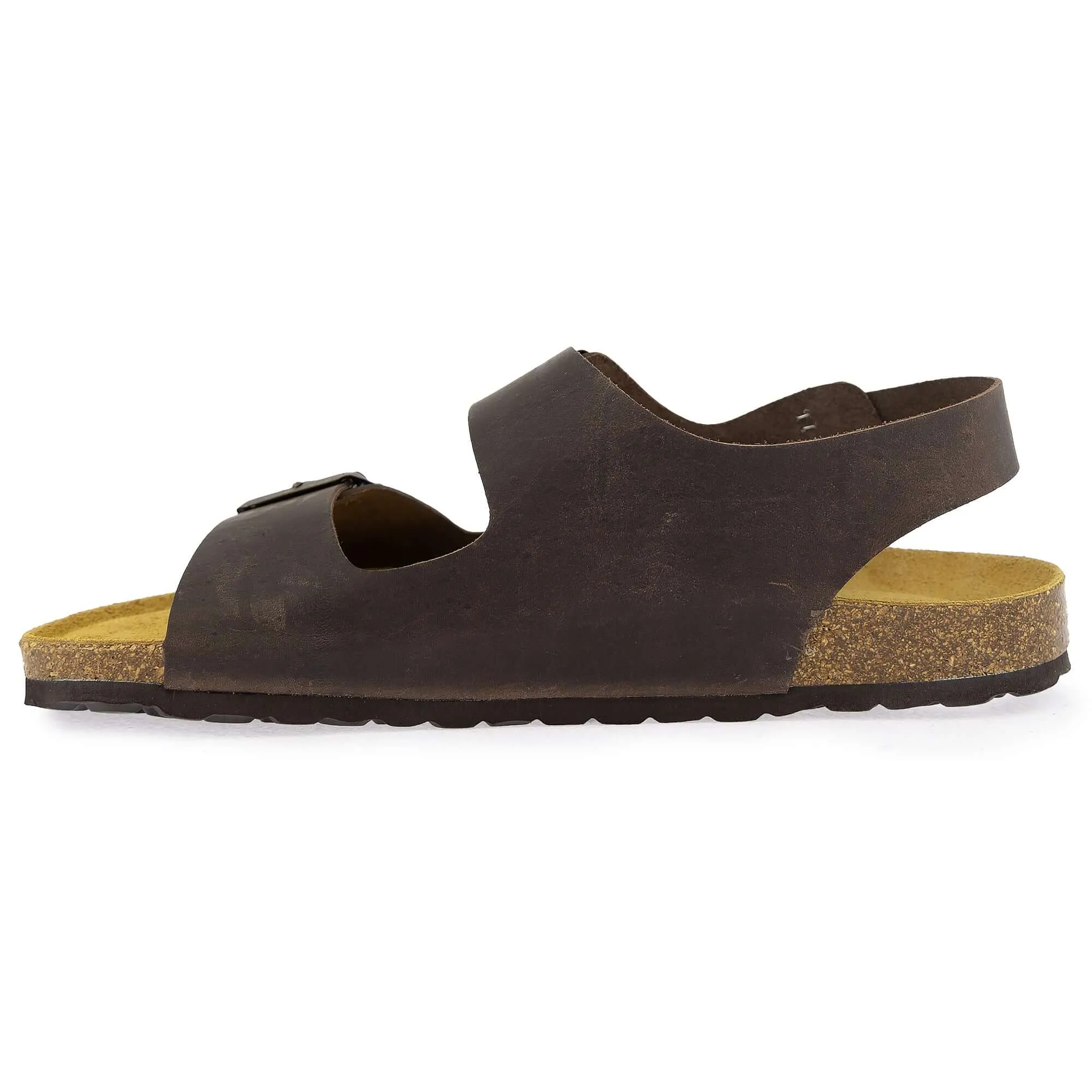 Men's Malaga Back Strap Sandals - Dark Brown