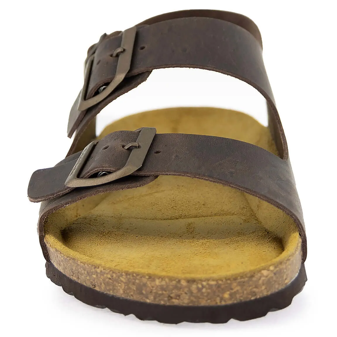 Men's Malaga Back Strap Sandals - Dark Brown