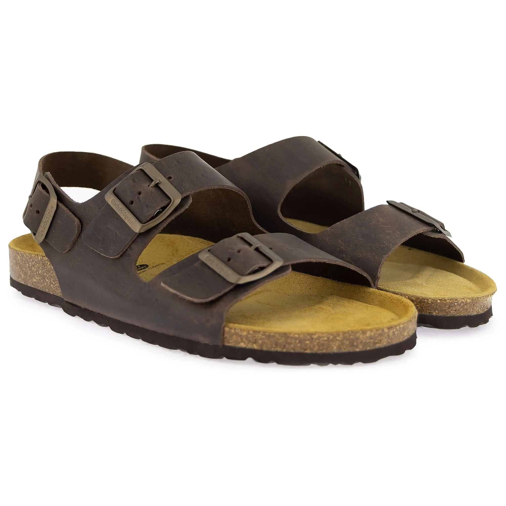 Men's Malaga Back Strap Sandals - Dark Brown