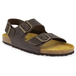 Men's Malaga Back Strap Sandals - Dark Brown