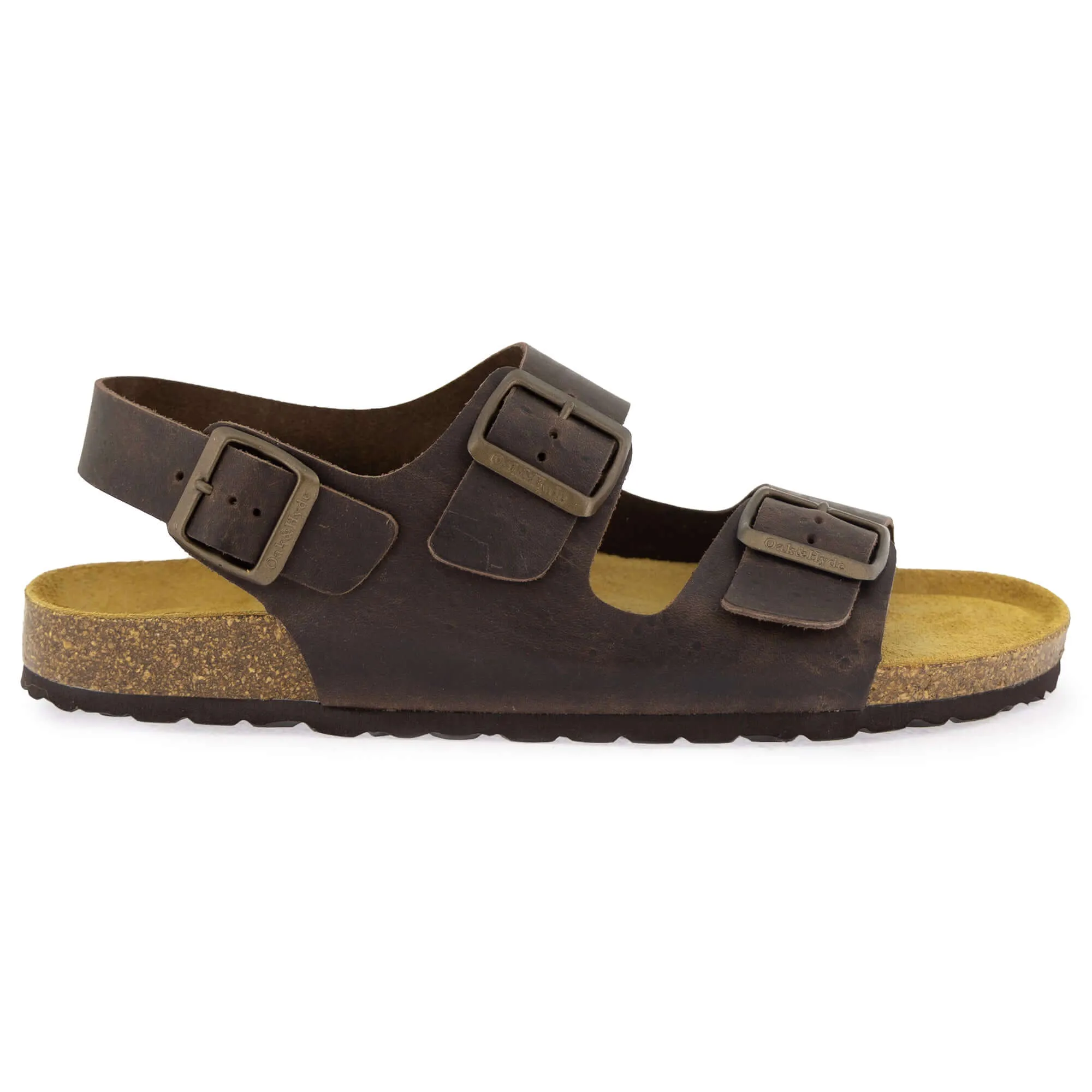 Men's Malaga Back Strap Sandals - Dark Brown