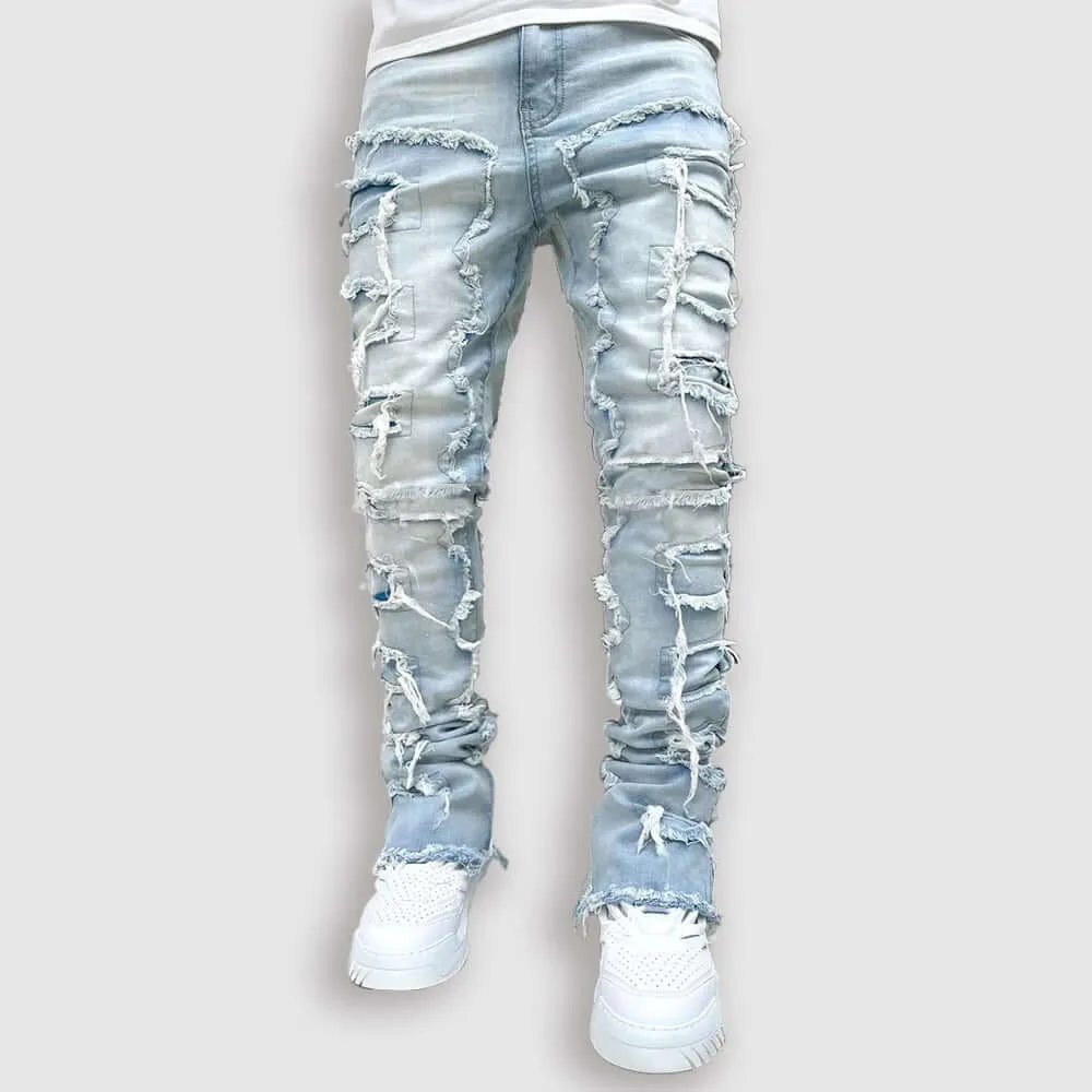 Men's Ripped Slim Fit Jeans