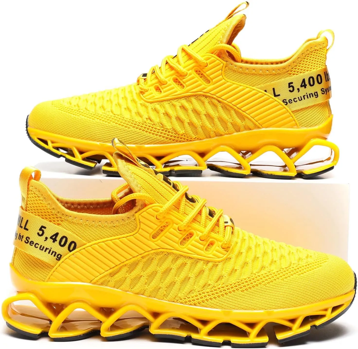 Men's Running Shoes Blade Tennis Walking Fashion Sneakers Breathable Non Slip Gym Sports Work Trainers