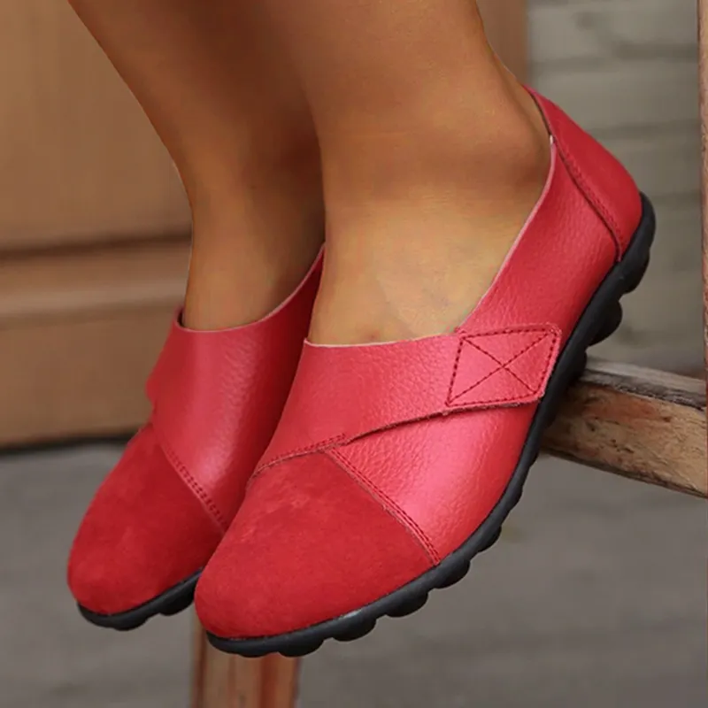 Nanccy - Premium Stride Harmony Comfy Leather Loafers