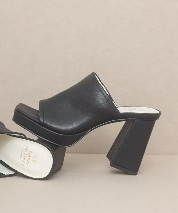 OASIS SOCIETY Vivienne Slip On Platform Heels