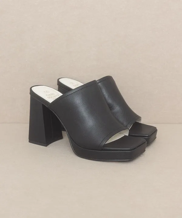 OASIS SOCIETY Vivienne Slip On Platform Heels